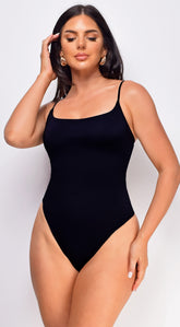 Donata Basic Shaping Bodysuit - Black